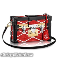 Promotion Louis Vuitton Epi Leather Petite Malle Malletage M50019 Red