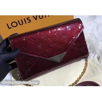 Unique Discount Louis Vuitton Monogram Vernis Mira Chain Bag M90990 Amarante