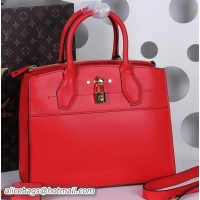 Fashion Luxury Louis Vuitton City Steamer MM Bag M51026 Red