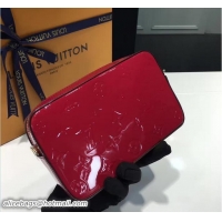 Low Cost Louis Vuitton Monogram Empreinte Patent Leather Camera Pouch M64058 Fuchsia 2017