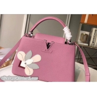 Fashion Louis Vuitton Capucines PM Bag Iris M54696 Pink 2018
