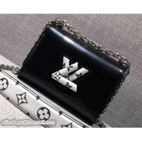 Unique Louis Vuitton Monogram Vernis Twist PM Bag M54243 Black 2017