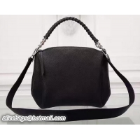Hot Sell Louis Vuitton Mahina Leather BABYLONE CHAIN BB Bag M51223 Black