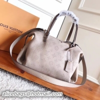 Good Looking Louis Vuitton Mahina Leather ASTERIA Bag M54672 OffWhite