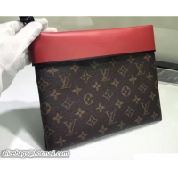 Low Cost Louis Vuitton Pochette Tuileries Clutch Pouch Bag 50901 Red