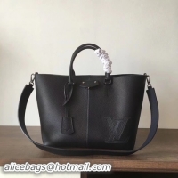 Good Quality Louis Vuitton Taurillon Leather PERNELLE Bag M54780 Black
