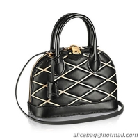 Well Crafted Louis Vuitton M50005 Malletage Alma BB Bag Black
