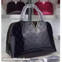 Best Product Louis Vuitton Monogram Vernis MELROSE Bag M42693 Black