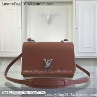 Sumptuous Louis Vuitton 2015 LOCKME II BB M51202 Brown