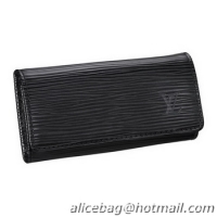 Top Quality Louis Vuitton EPI Leather 4 Key Holder M63822 Noir