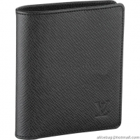 Discount Louis Vuitton Taiga Leather Magellan Wallet M30552