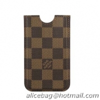 Pretty Style Louis Vuitton Damier Ebener Canvas iPhone 4 Case N631201