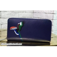 Crafted Louis Vuitton Night Bird Zippy Wallet M42558 Iris