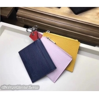 Grade Quality Louis Vuitton Epi Trio Wallet M62254 Yellow/Light Pink/Navy Blue