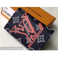 Durable Louis Vuitton Monogram Ink Canvas Pocket Organizer Wallet M62889 2018