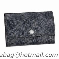Best Product Louis Vuitton Damier Graphite Canvas 6 Key Holder N62662