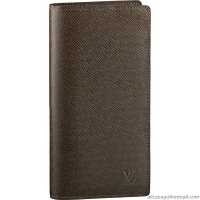 Classic Men Louis Vuitton Taiga Leather Long Wallet M32668