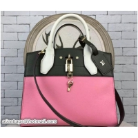 Low Cost Louis Vuitton City Steamer PM Bag M42189 Pink/Army Green/White