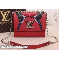 Low Cost Design Louis Vuitton Epi Leather TWIST MM Bag M41865 Red