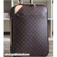 Inexpensive Louis Vuitton Pegase Legere 55 Monogram Canvas With Front Pocket Travel Luggage N41388