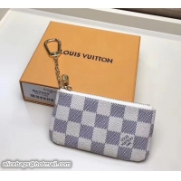 Well Crafted Louis Vuitton Key Pouch Damier Azur Canvas N62659