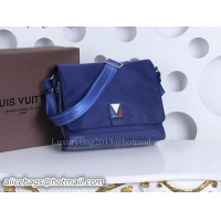 Classic Specials Louis Vuitton V Line PULSE Messenger Bag MX0932 Blue