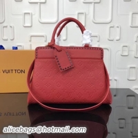 Unique Discount Louis Vuitton Monogram Empreinte VOSGES MM M43249 Red