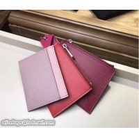 Duplicate Louis Vuitton Epi Trio Wallet M62254 Purple/Red/Light Pink
