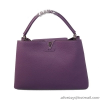 Louis Vuitton Elegant Capucines Bag GM M38861 Purple