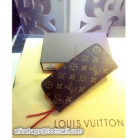 Low Cost Louis Vuitton Monogram Canvas CLEMENCE WALLET M60742 Red