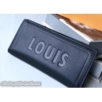 Expensive Louis Vuitton Dark Infinity Leather Brazza Wallet M63238 2018