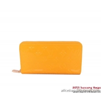 Louis Vuitton Monogram Vernis Zippy Wallet M93575 Yellow