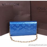 Louis Vuitton Monogram Vernis Chaine Wallet M90089 Grand Bleu