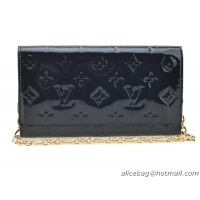 Louis Vuitton M90088 Black Monogram Vernis Chaine Wallet
