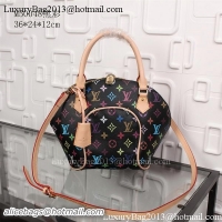 Generous Louis Vuitton Multicolore Canvas Tote Bag M50048 Black