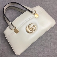 Good Product Gucci Arli Large Top Handle Bag 550130 White 2019