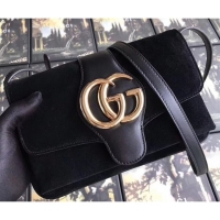Trendy Design Gucci Arli Small Shoulder Bag 550129 Suede Black