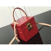 Charming Louis Vuitton Monogram Vernis Original BLEECKER BOX M52464 Red