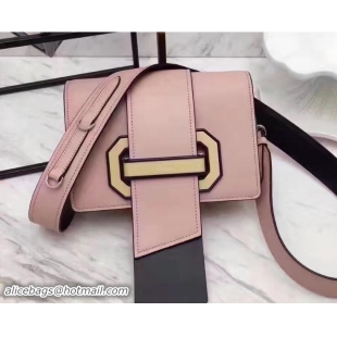 Original Cheap Prada Plex Ribbon Bag 1BD067 Light Pink/Black 2017