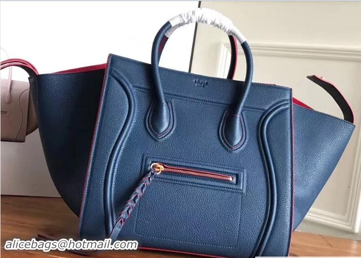 Classic Specials Celine Luggage Phantom Bag in Original Grained Leather 21801 Blue