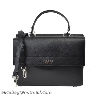 Prada Original Leather Tote Bags BN2790 Black