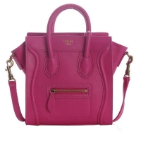 New Color Celine Luggage Mini Bags 165213MBA in Rosy Original Leather
