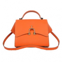 Fashion  Hermes 2012 Calf Leather Mini Top Handle Bag Orange