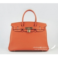 Hermes Birkin 30cmTogo Bag Light Orange 6088