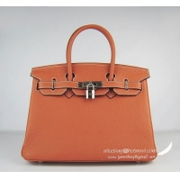 Hermes Birkin 30cm Togo Bag Light Orange 6088