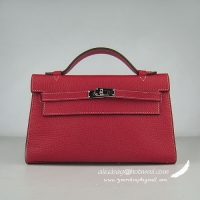 Hermes H008 cattle neck stripe red bags