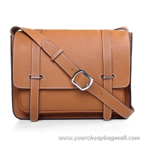 Newly Launched Hermes Etriviere Messenger Bag Togo Leather H1069L Wheat
