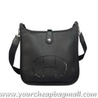 Best Product Hermes Evelyn Bag Original Calf Leather H1608 Black