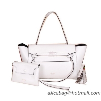 Celine Belt Bag Smooth Calfskin Leather C3396 White