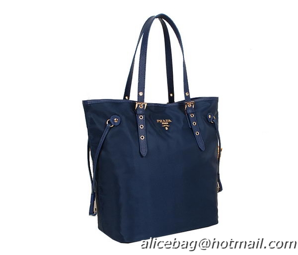 Prada Shoulder Bags Fabric BL1564 RoyalBlue